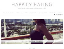Tablet Screenshot of happilyeating.com